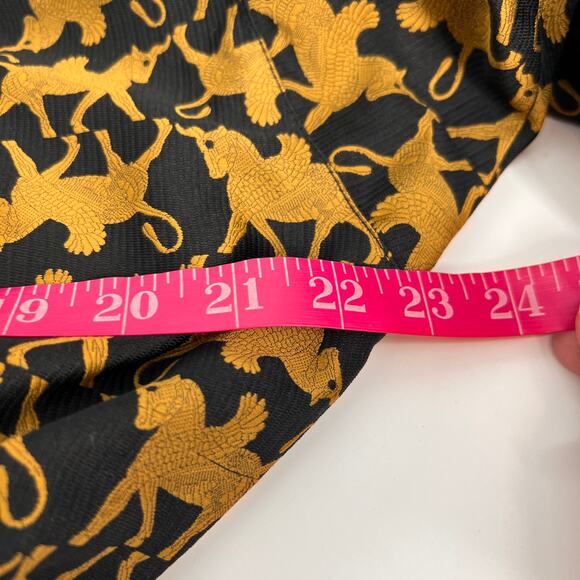 Vtg Bogner Goan Thylmann Ski Suit One Piece Women 10 Unicorn Pegasus Black Gold - Picture 13 of 16